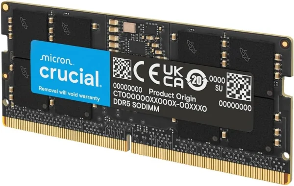 رم لپ‌تاپ Crucial 16GB DDR5 5600MHz
