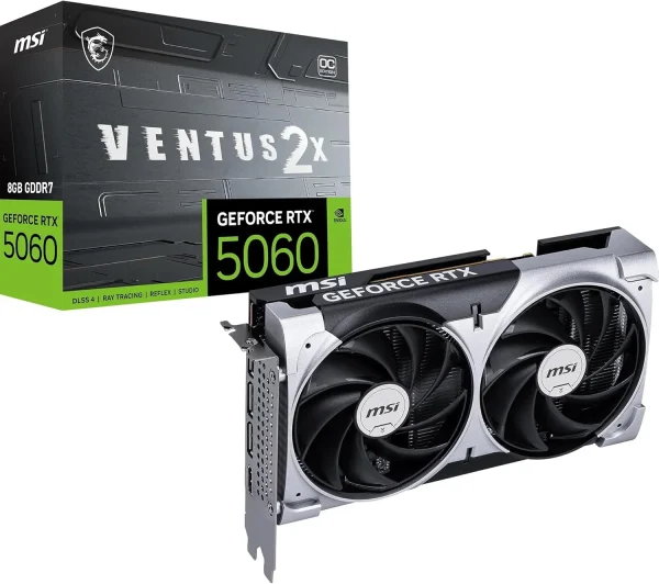 کارت گرافیک MSI GeForce RTX 5060 8G VENTUS 2X OC