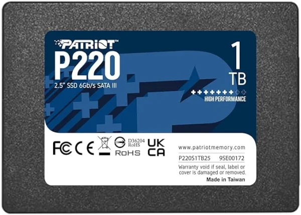 اس‌اس‌دی Patriot P220 1TB SATA III